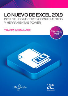 Lo nuevo de Excel 2019.  Yolanda Cuesta Altieri