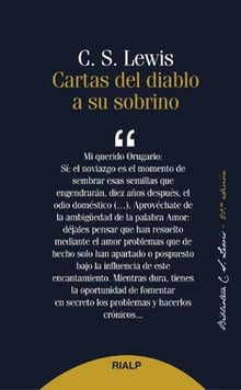 Cartas del diablo a su sobrino.  Miguel Maras