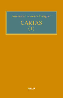 Cartas I (bolsillo, rstica).  Josemara Escriv de Balaguer