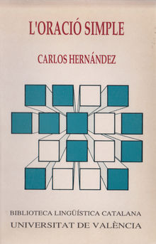 L'oraci simple.  Carlos Hernndez Sacristn