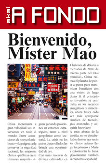 Bienvenido, Mster Mao.  Xulio Rios