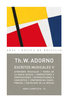 Escritos musicales V.  Alfredo Brotons Muoz