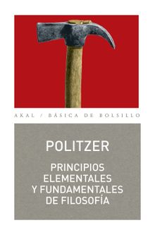 Principios elementales y fundamentales de filosofa.  Georges Politzer