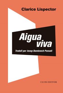 Aigua Viva.  Josep Domnech Ponsat