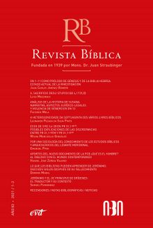 Revista Bblica 2021/1-2 - Ao 83.  Asociacin Bblica Argentina