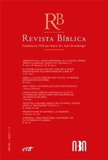 Revista Bblica 2023/1-2 - Ao 85.  Asociacin Bblica Argentina ABA