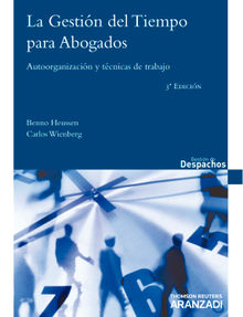 La gestin del tiempo para abogados.  Carlos Wienberg