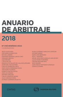 Anuario de arbitraje 2018.  M Jos Menndez Arias