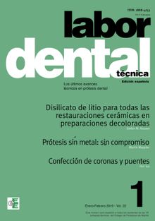 Labor Dental Tcnica Vol.22 Ene-Feb 2019 n1.  Labor Dental Revistas