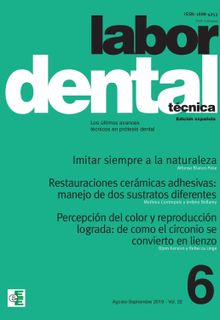 Labor Dental Tcnica Vol.22 Ago-Sep 2019 n6.  Eee Labor Dental