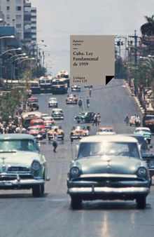Cuba. Ley Fundamental de 1959.  Autores Varios