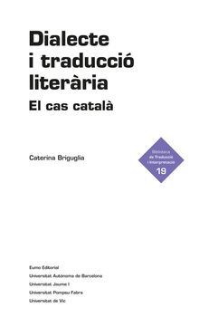 Dialecte i traducci literria.  Caterina Briguglia