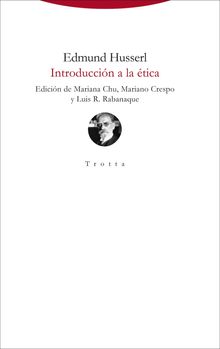 Introduccin a la tica.  Edmund Husserl