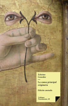 La causa principal originaria.  Zeferino Gonzlez