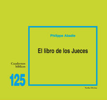 El libro de los Jueces.  Philippe Abadie