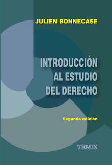 Introduccin al estudio del derecho.  Julien Bonnecase