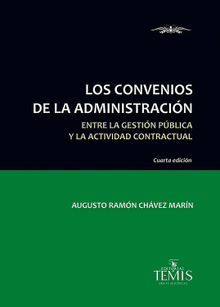Los convenios de la administracin.  Augusto Ramn Chvez Marn