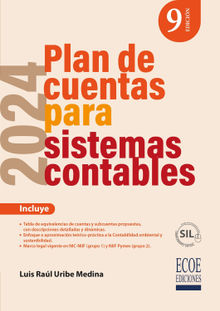 Plan de cuentas para sistemas contables 2024 - 9na edicin.  Ecoe Ediciones
