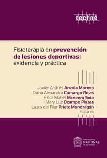 Fisioterapia en prevencin de lesiones deportivas: evidencia y prctica.  Laura Pilar Prieto del Mondragn