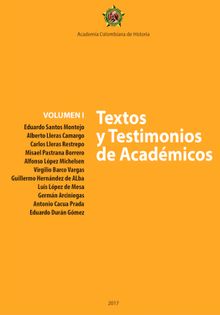 Textos y testimonios de acadmicos.  Virgilio Barco Vargas