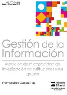 Gestin de la informacin.  Fredy Eduardo Vsquez Rizo