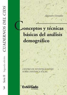 Conceptos y tcnicas bsicas del anlisis demogrfico.  Alejandro Gonzlez