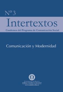 Intertextos No. 3 - Cuadernos del Programa de Comunicacin Social.  Elcira Tovar Giraldo