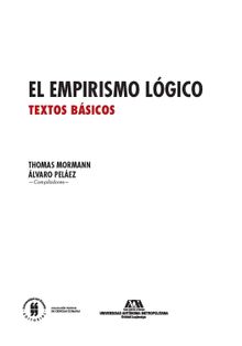 El empirismo lgico.  Moritz Schlick