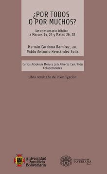 Por todos o por muchos? La universalidad de la salvacin.  Pablo Antonio Hernndez Solis