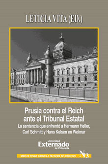 Prusia contra el Reich ante el Tribunal Estatal.  Carl Schmitt