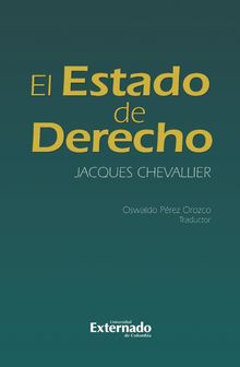 El estado de derecho.  Oswaldo Prez Orozco