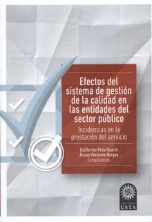 Efectos del sistema de gestin de la calidad en las entidades del sector pblico.  lvaro Perdomo Burgos