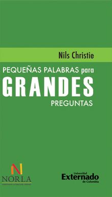 Pequeas palabras para grandes preguntas.  Carlos Arturo Sierra