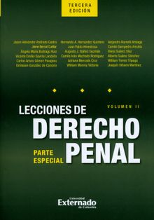 Lecciones de derecho penal. Parte especial. Volumen II.  Juan Pablo Hinestrosa