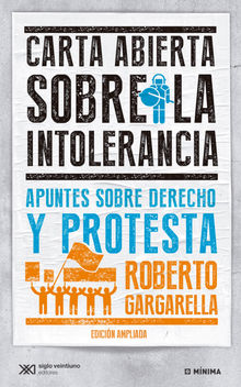 Carta abierta sobre la intolerancia.  Roberto Gargarella