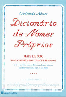 Dicionrio de nomes prprios.  Orlando Loureiro Neves