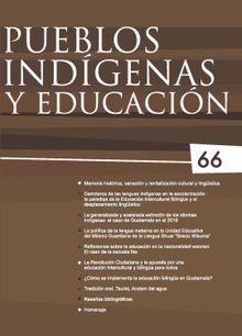 Pueblos indgenas y educacin No. 66.  Ruth Moya