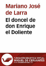 EL DONCEL DE DON ENRIQUE EL DOLIENTE