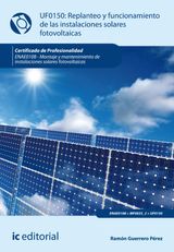 REPLANTEO Y FUNCIONAMIENTO DE INSTALACIONES SOLARES FOTOVOLTAICAS. ENAE0108