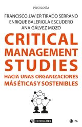 CRITICAL MANAGEMENT STUDIES