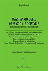 MASSIMARIO DELLE OPERAZIONI SOCIETARIE