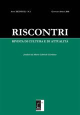 RISCONTRI. RIVISTA DI CULTURA E DI ATTUALIT