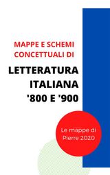 MAPPE CONCETTUALI LETTERATURA ITALIANA 800 E 900