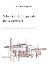 SCHEMI DI DIRITTO PENALE - PARTE GENERALE