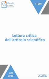 LETTURA CRITICA DELL&APOS;ARTICOLO SCIENTIFICO