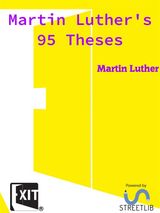 MARTIN LUTHERS 95 THESES