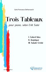 TROIS TABLEAUX POUR PIANO