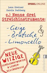 NENNE DREI STREICHINSTRUMENTE: GEIGE, BRATSCHE, LIMONCELLO