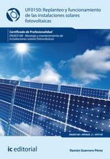 REPLANTEO Y FUNCIONAMIENTO DE INSTALACIONES SOLARES FOTOVOLTICAS. ENAE0108