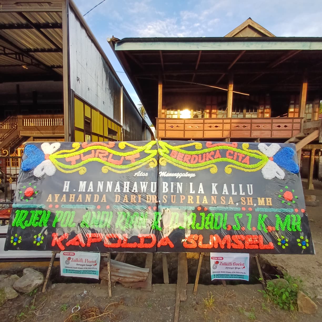 Kapolda Sumsel Irjen Pol Andi Rian R Djajadi SIK MH Sampaikan  Ucapan Belasungkawa Atas Wafatnya Ayahanda Supiansa